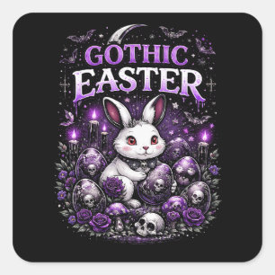 Gotische Pasen Vierkante Sticker