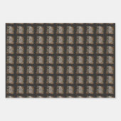 Gotische  R.I.P. grafsteen en herfstbladeren Inpakpapier Vel (Voorkant 3)