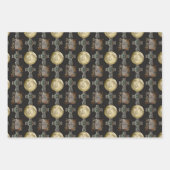 Gotische R.I.P. Hoofdsteen Keltisch Kruis Volle Ma Inpakpapier Vel (Voorkant)