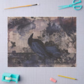 Gotische Raven Decoupage Tissuepapier (Craft)