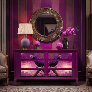  Gotische Raven van Violet Horizon Decoupage Tissuepapier