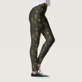Gotische relikwie - schedels, geesten en motmystie leggings (Rechts)