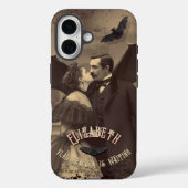 Gotische Retro  Dracula Halloween Case-Mate iPhone Case (Achterkant)