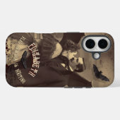 Gotische Retro  Dracula Halloween Case-Mate iPhone Case (Achterkant (horizontaal))