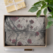 Gotische rode rozen en doornen tissuepapier (Geschenk)