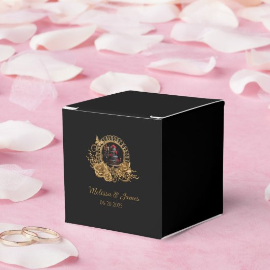 Gotische Romance bruiloft Bedankdoosjes (Huwelijk)