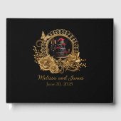 Gotische Romance bruiloft receptie Gastenboek (Voorkant)