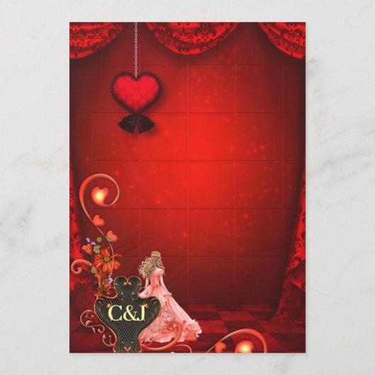 Gotische Romance Menu (Achterkant)