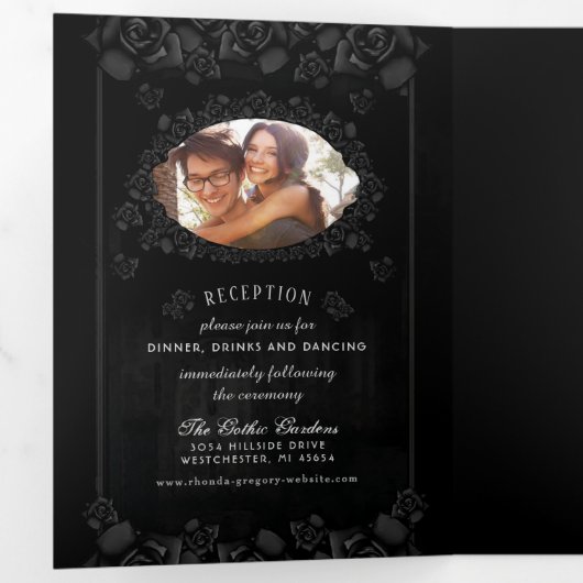 Gotische Romance "samen met" RSVP MENU #2 (Binnenzijde eerst)