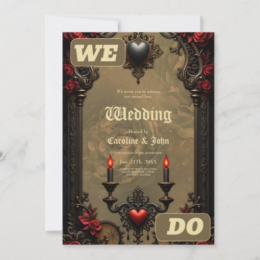 Gotische Romance: Verborgen passie. Kaart (Voorkant)