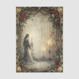 Gotische romantiek decoupage tissuepapier