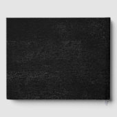 Gotische Roze Bruidsbruiloft Gastenboek (Achterkant)