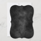 Gotische Rozen donker sparen de Datum Save The Date (Achterkant)