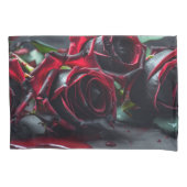 Gotische Rozen Kussensloop (Voorkant)