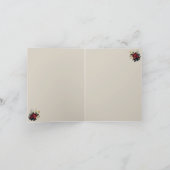 Gotische Rozen Note Kaart (Binnen)