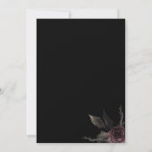 Gotische Rozen sparen de Datum Save The Date (Achterkant)