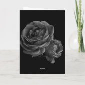 Gotische Rozen Valentijn Feestdagen Kaart (Achterkant)