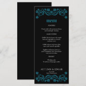 Gotische Rozen Wedding Menu (Voorkant / Achterkant)