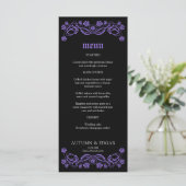 Gotische Rozen Wedding Menu (Staand voorkant)