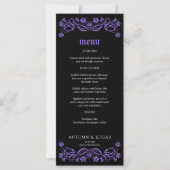 Gotische Rozen Wedding Menu (Voorkant)