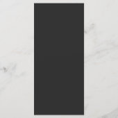 Gotische Schedel Bruiloftsmenu Menu (Achterkant)