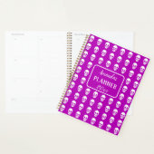 Gotische schedel elegant roze 2024 planner (Display)