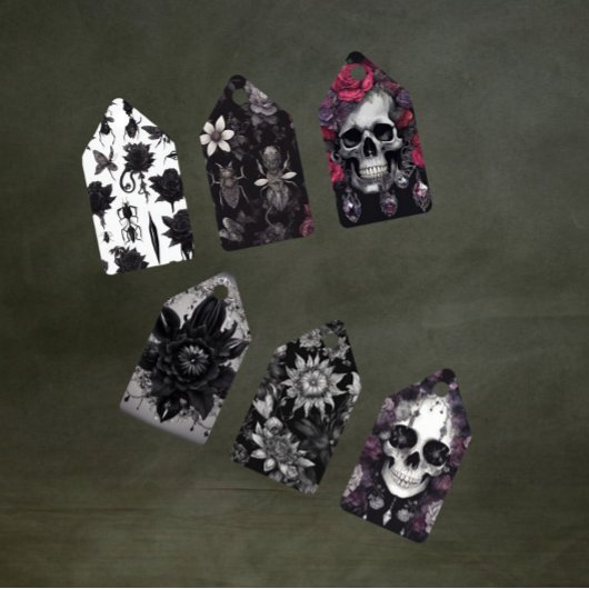 Gotische schedel en insecten Scrapbook Ephemera la