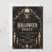 Gotische Schedel Halloween Feest