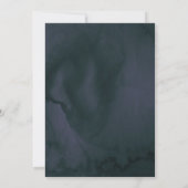 Gotische schedel & Rozen Elegant Handvasten Kaart (Achterkant)