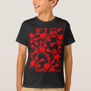 GOTISCHE schedels KUISBEENDEREN PATROON T-shirt