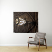 Gotische sepia hangend licht wandkleed (In Situ (horizontaal))