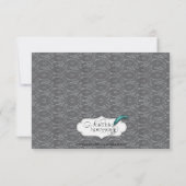 Gotische Skelet Handen Rozen Bruiloft Save the Dat Save The Date (Achterkant)