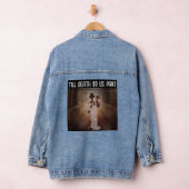 GOTISCHE SKELETTEN BRUILOFT DENIM JEAN JAS DENIM JACKET (Hangar)