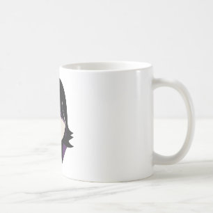 Gotische spion vrouw in het Paarse Koffiemok