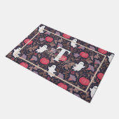 Gotische spook herfst monogram deurmat (Schuin)