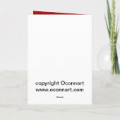 Gotische steampunk Valentijnsdag Feestdagen Kaart (Achterkant)