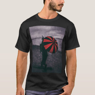 Gotische stijl eenzaam meisje T-shirt