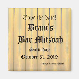 Gotische Stijl Ikat Save the Date Magnet Magneet