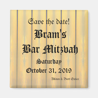 Gotische Stijl Ikat Save the Date Magnet Magneet