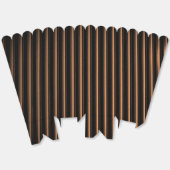 Gotische strepen bedankdoosjes (Ongevouwen)