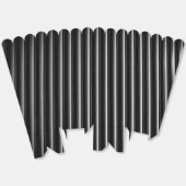 Gotische strepen bedankdoosjes (Ongevouwen)