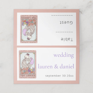 Gotische Tarot Kaart Lovers Place Card