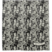 Gotische Tarot Kaart Witchcraft Divination Alt Dec Douchegordijn (Voorkant)