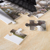 gotische teckel legpuzzel (Zijkant)