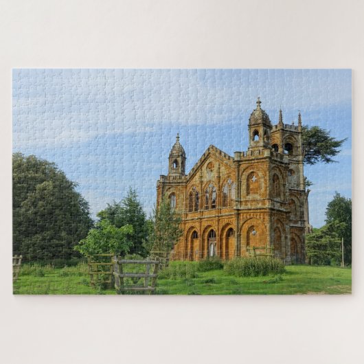 Gotische Tempel in Buckinghamshire Legpuzzel (Horizontaal)
