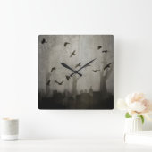 Gotische tijd vierkante klok (Huis)