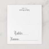 Gotische Trouwtafel Zitplaatsen (Buitenkant ongevouwen)