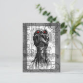 Gotische Valentijnsdag Briefkaart (Staand voorkant)