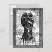 Gotische Valentijnsdag Briefkaart (Voorkant / Achterkant)