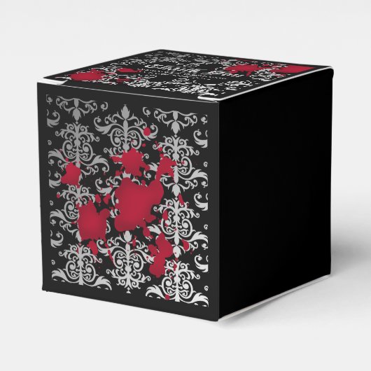 Gotische vampier Halloween bruiloft gunst dank u Bedankdoosjes (Voorkant Zijde)